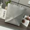 LE1761QHS-99　ロエベ LOEWE 2025年最新入荷 パズルフォルド ラージ トートバッグ ハンドバッグ シャイニーカーフ