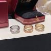 JZCA25002-CZZ　カルティエ CARTIER 2025年最新入荷 エタンセル ドゥ カルティエ リング セミパヴェセッティング エレガント シンプル ディリー