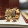 JZCA25003-CZZ　カルティエ CARTIER 2025年最新入荷 LOVE リング スモールモデル パヴェ エレガント シンプル ディリー