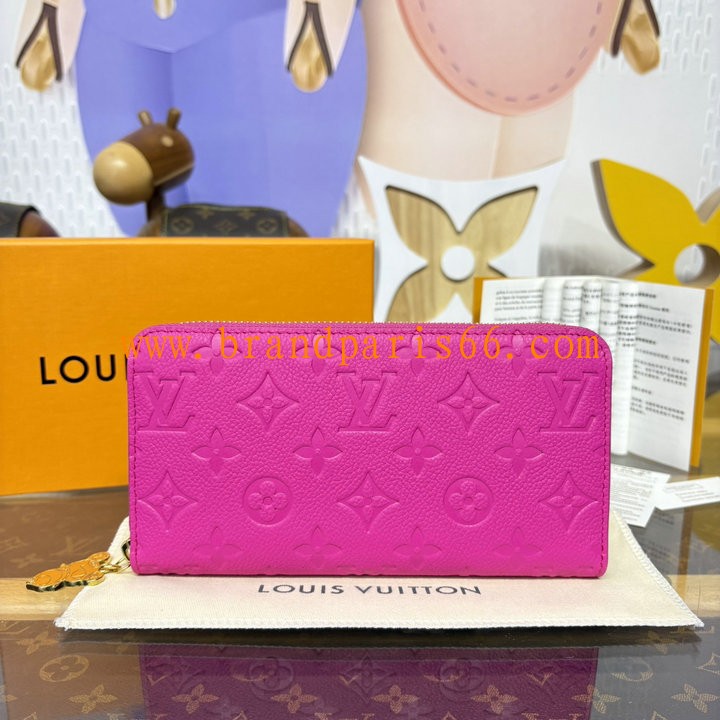 M13618-057　ルイヴィトン LOUISVUITTON 2025年最新入荷 LV TM ジッピー ウォレット ファスナー長財布 グレインカウハイドレザー