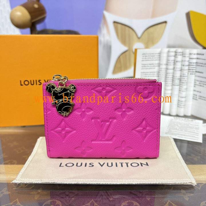 M14087-057　ルイヴィトン LOUISVUITTON 2025年最新入荷 LV TM ポルトフォイユ リサ 二つ折り短財布 小銭入れ グレインカウハイドレザー