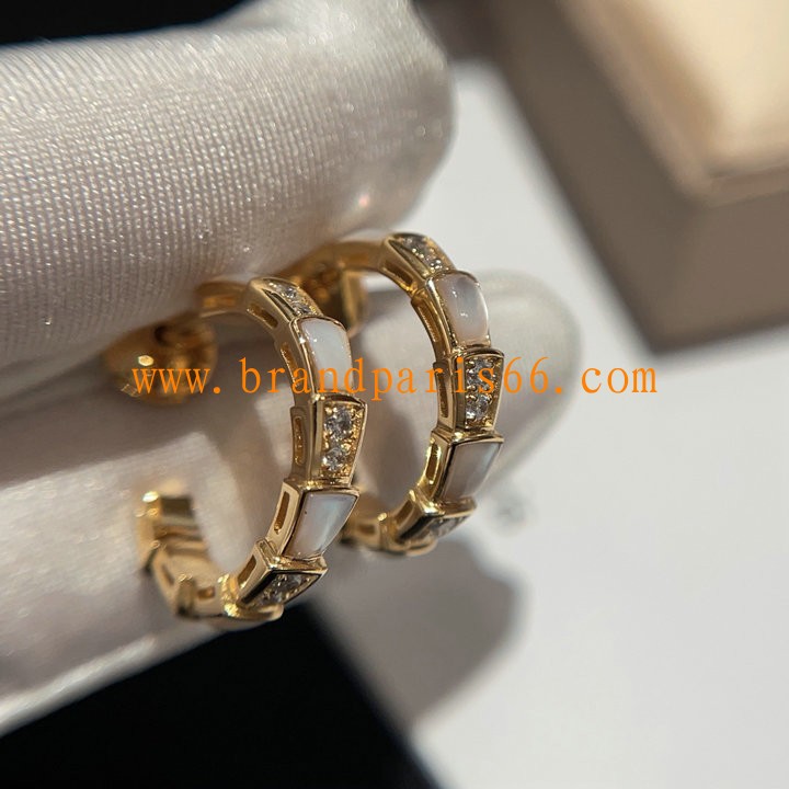 EHBV25001-CZZ　ブルガリ BVLGARI 2025年最新入荷 セルペンティ ヴァイパー イヤリング レディース ピアス