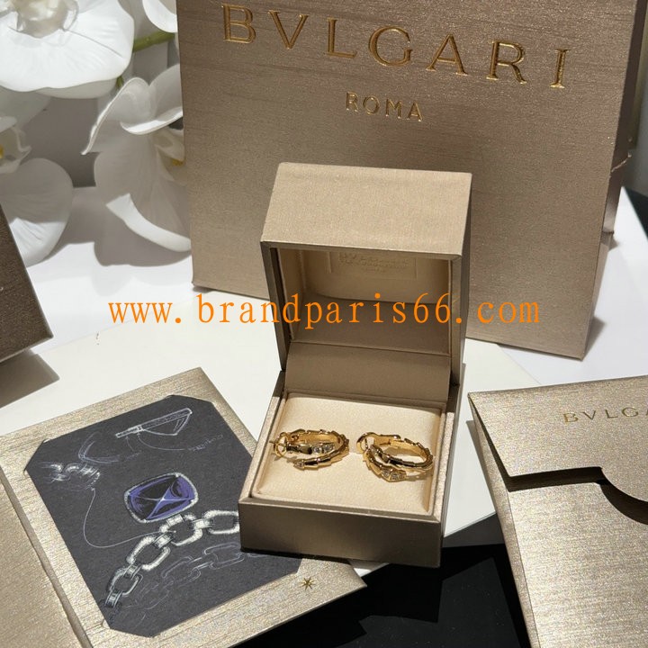 EHBV25005-CZZ　ブルガリ BVLGARI 2025年最新入荷 セルペンティ ヴァイパー イヤリング レディース ピアス