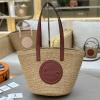 CLE11265BXZ-99　クロエ CHLOE 2025年最新入荷 ナチュラル ファイバー製 HORSE MEDAL ラージバスケットバッグ トートバッグ ハンドバッグ