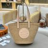 CLE11265BXF-99　クロエ CHLOE 2025年最新入荷 ナチュラル ファイバー製 HORSE MEDAL ラージバスケットバッグ トートバッグ ハンドバッグ
