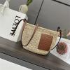 LE092593BXZ-99　ロエベ LOEWE 2025年最新入荷 スリットポシェット バッグ ショルダーバッグ ラフィア レディース