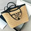 PD1BG499BXK-99　プラダ PRADA 2025年最新入荷 クロシェ ミディアム トートバッグ ハンドバッグ レディース