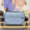 M14073-057　ルイヴィトン LOUISVUITTON 2025年新作 アルファ メッセンジャーバッグ ショルダーバッグ メンズ タイガ カウハイドレザー