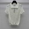 MDTB25002-XG　トム ブラウン Thom Browne 2025年最新入荷 ショートスリーブ ポロニットシャツ ウール セーター おしゃれ レディース 