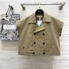 WTCD25006-XG　クリスチャンディオール CHRISTIAN DIOR 2025年新作 クロップド ピーコート ショート トレンチコート おしゃれ レディース