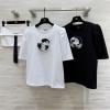 TDCH25014-XG　シャネル CHANEL 2025年新作 コットンジャージー Tシャツ 半袖 クルーネック レディース カジュアル おしゃれ 