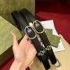 GG760164BK-057　グッチ GUCCI 2025年新作 レディース リバーシブル ベルト 幅25mm レザー