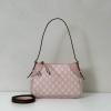 GG815218BFH-057　グッチ GUCCI 2025年新作 GGエンブレム スモール ホーボーバッグ ショルダーバッグ キャンパス レディース