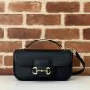 GG815206PBK-057　グッチ GUCCI 2025年新作 ホースビット 1955 ソフト スモール トップハンドルバッグ ショルダーバッグ レディース