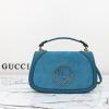 GG815719RLS-057　グッチ GUCCI 2025年新作 ブロンディ トップハンドルバッグ ショルダーバッグ スエード レディース