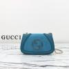 GG815711RLS-057　グッチ GUCCI 2025年新作 ブロンディ スモール フラップバッグ ショルダーバッグ スエード レディース