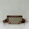 GG821165BXK-057　グッチ GUCCI 2025年新作 GGエンブレム ウェストバッグ ベルトバッグ ショルダーバッグ メンズ