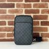 GG822073BQK-057　グッチ GUCCI 2025年新作 GGブラック スモール スリングバッグ チェストバッグ クロスボディバッグ メンズ