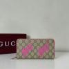 GG835324BXM-057　グッチ GUCCI 2025年新作 ジップウォレット ファスナー長財布 カード入れ 札入れ キャンパス