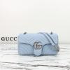 GG837267PQL-057　グッチ GUCCI 2025年新作 GGマーモント ミディアム ショルダーバッグ フラップバッグ レディース