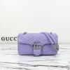GG837267PZS-057　グッチ GUCCI 2025年新作 GGマーモント ミディアム ショルダーバッグ フラップバッグ レディース