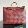 BOV743575RD-99　ボッテガヴェネタ BOTTEGAVENETA 2025年新作 ラージ アンディアーモ トップハンドルバッグ トートバッグ ハンドバッグ