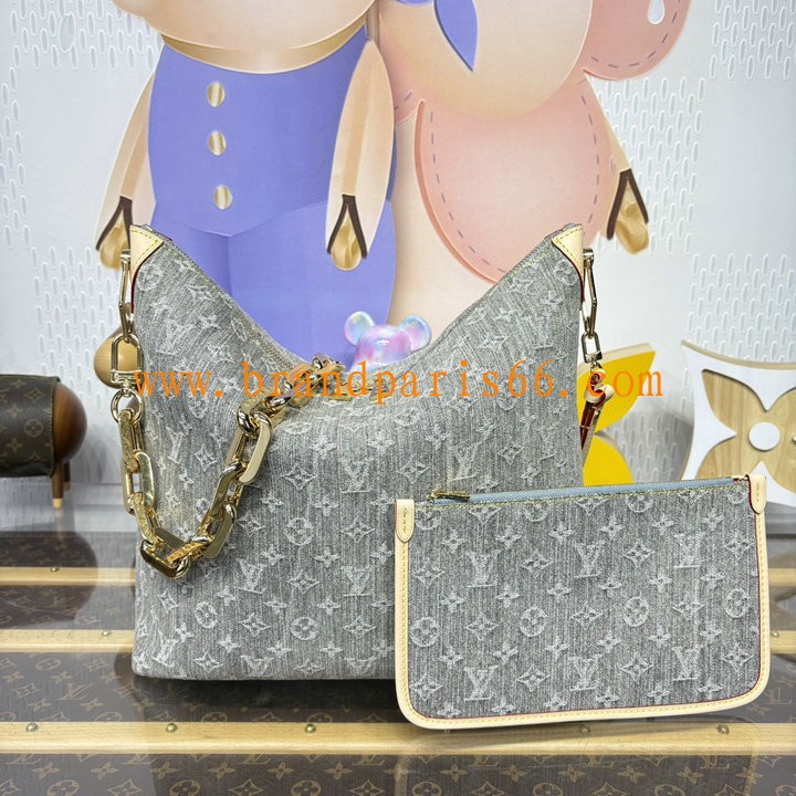 M13390-057　ルイヴィトン LOUISVUITTON 2025年新作 クッサン PM ホーボーバッグ ショルダーバッグ レディース オーガニックコットン