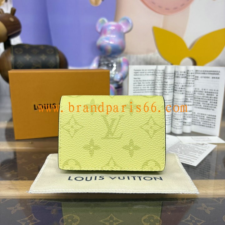M14118Y-057　ルイヴィトン LOUISVUITTON 2025年新作 カードケース アンヴェロップ カルト ドゥ ヴィジット 名刺れ タイガ カウハイドレザー