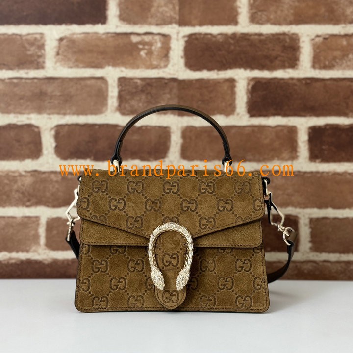 GG813400RZS-057　グッチ GUCCI 2025年新作 ディオニュソス ミニ ハンドバッグ 2way ショルダーバッグ スエード レディース