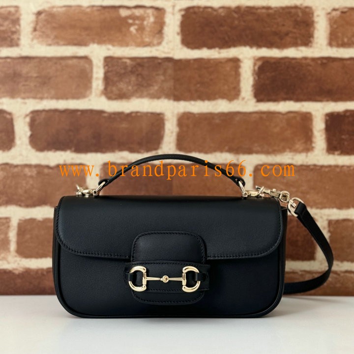 GG815206PBK-057　グッチ GUCCI 2025年新作 ホースビット 1955 ソフト スモール トップハンドルバッグ ショルダーバッグ レディース