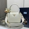 PD1BC145BS-99　プラダ PRADA 2025年新作 スモール ハンドバッグ トートバッグ ショルダーバッグ クロスボディキャリーバッグ 