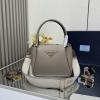 PD1BC145HS-99　プラダ PRADA 2025年新作 スモール ハンドバッグ トートバッグ ショルダーバッグ クロスボディキャリーバッグ 