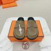 HEJ25007-26　エルメス HERMES 2025年新作 ゴー ミュール カップル スリッパ スエード 男女兼用