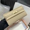 H708SJFH-063　エルメス HERMES 2025最新入荷 ケリーウォレット ポーチ 手持ちかばん ロングウォレット クラッチバッグ ヴォーエプソン