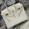 HBK25EMJNB-063　エルメス HERMES 2025年新作 バーキンバッグ 25 cargo トップハンドルバッグ トートバッグ ハンドバッグ アリゲーター