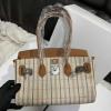 HBK29BPTYJZ-063　エルメス HERMES 2025年新作 shoulder バーキンバッグ 29 トップハンドルバッグ トートバッグ ハンドバッグ swift革 キャンパス
