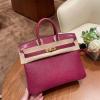 HBK25XPQJTM-063　エルメス HERMES 2025年新作 バーキンバッグ Sellier 25 トップハンドルバッグ トートバッグ ハンドバッグ リザード革