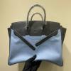 HBK35HYBPLK-063　エルメス HERMES 2025年新作 シャドーバーキン 35 トップハンドルバッグ トートバッグ ハンドバッグ Barenia革