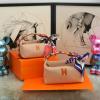 HE6627YGCS-063　エルメス HERMES 2025年新作 Trousse Bride-A-Brace ハンドバッグ お弁当袋 クーラーバッグ ボストンバッグ トートバッグ