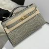 HKL22EMJBH-063　エルメス HERMES 2025新作 ミニ ケリー 19cm トップハンドルバッグ トートバッグ ハンドバッグ ショルダーバッグ アリゲーター
