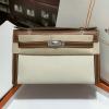 HKL22MPYBZ-063　エルメス HERMES 2025新作 ポシェット ケリー 22cm トップハンドルバッグ トートバッグ ハンドバッグ ショルダーバッグ Barenia