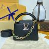 M21641M-057　ルイヴィトン LOUISVUITTON 2025年新作 カプシーヌ BB ハンドバッグ ショルダーバッグ レザー