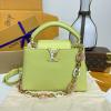 M25232X-057　ルイヴィトン LOUISVUITTON 2025年新作 カプシーヌ ハンドバッグ ショルダーバッグ レザー