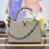 M12935-057　ルイヴィトン LOUISVUITTON 2025年新作 カプシーヌ MM ハンドバッグ ショルダーバッグ レザー