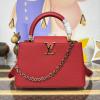 M12935R-057　ルイヴィトン LOUISVUITTON 2025年新作 カプシーヌ MM ハンドバッグ ショルダーバッグ レザー