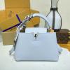 M24656-057　ルイヴィトン LOUISVUITTON 2025年新作 カプシーヌ ハンドバッグ ショルダーバッグ レザー