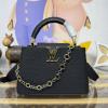 M12936T-057　ルイヴィトン LOUISVUITTON 2025年新作 カプシーヌ MM ハンドバッグ ショルダーバッグ レザー