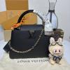 M59209K-057　ルイヴィトン LOUISVUITTON 2025年新作 カプシーヌ MM ハンドバッグ ショルダーバッグ レザー