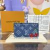 M14938-057　ルイヴィトン LOUISVUITTON 2025年新作 LV TM カードキーケース ポシェット クレ 小銭入れ コインケース 短財布 モノグラム チェリー デニム