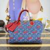 N87627-057　ルイヴィトン LOUISVUITTON 2025年新作 LV TM スピーディ バンドリエール 30 ハンドバッグ ショルダーバッグ モノグラム チェリー キャンバス